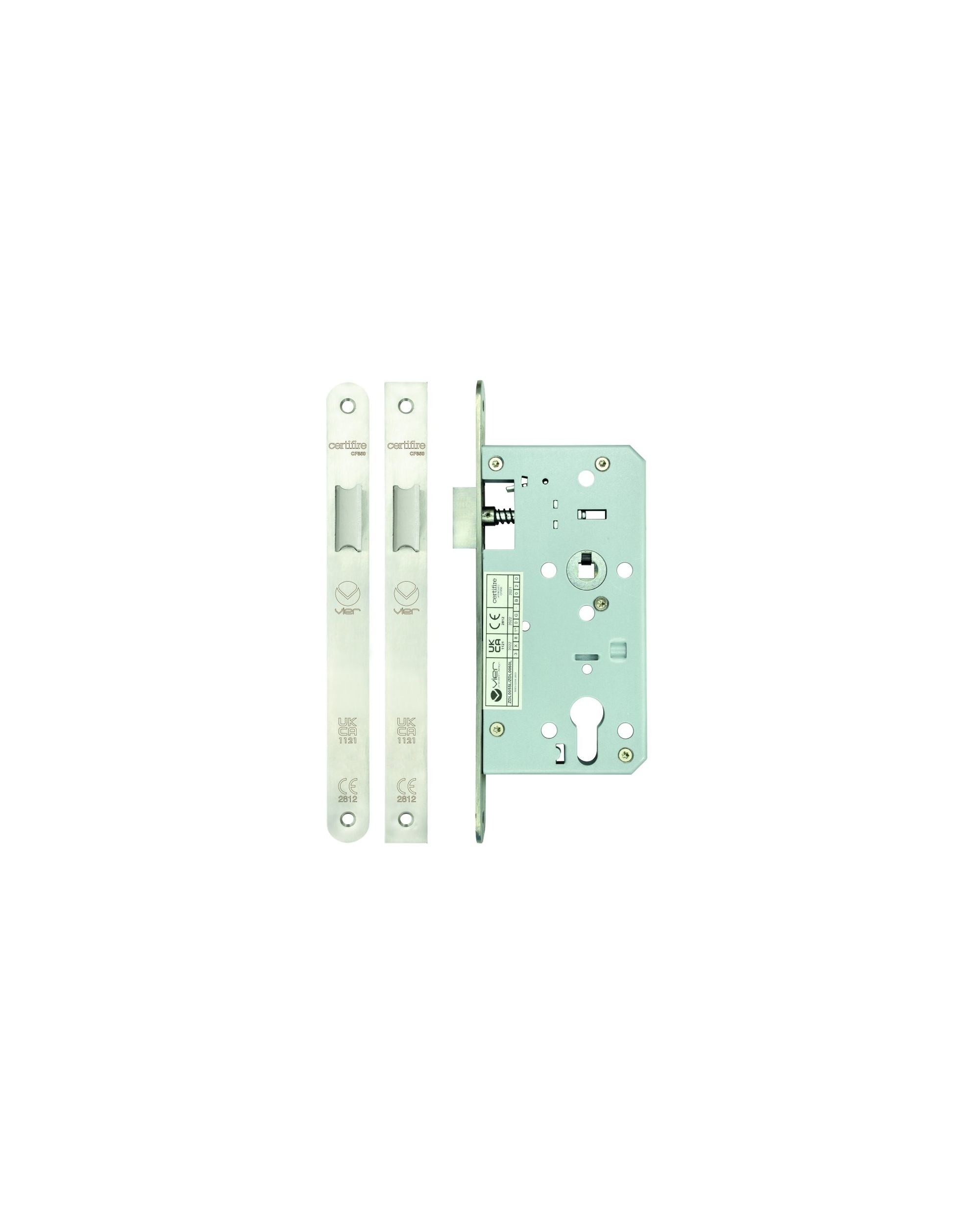Din latch - backset 55mm - radius