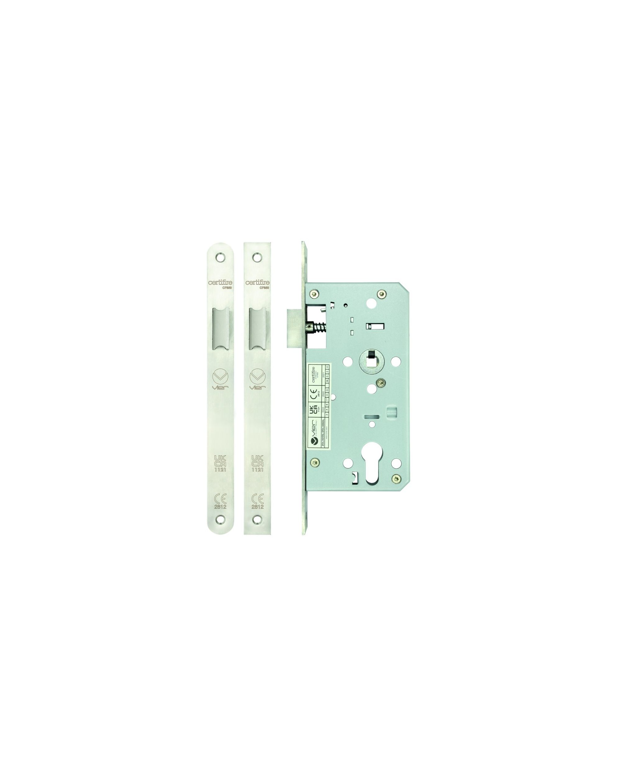 Din latch - backset 55mm