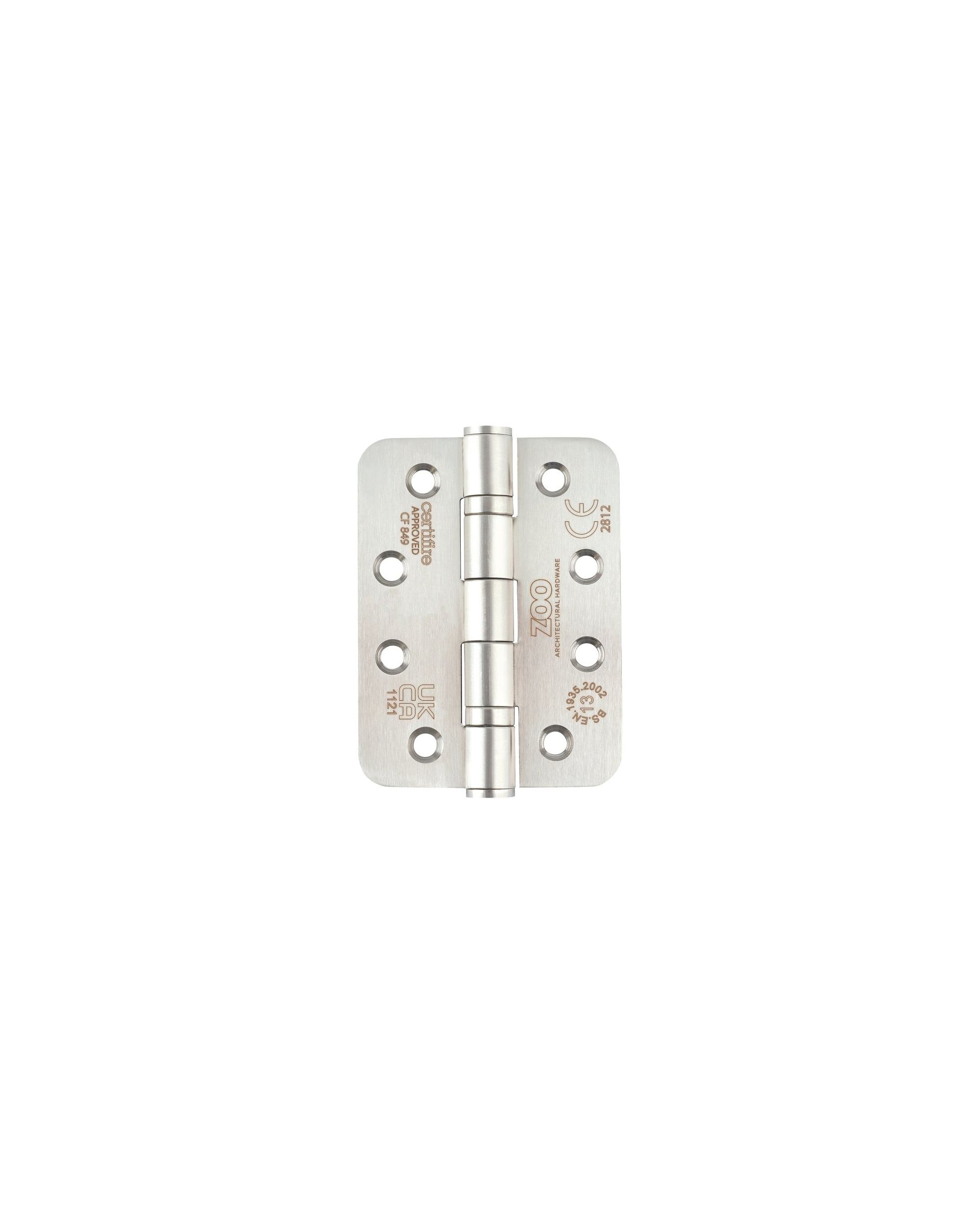 Grade 13 Ball Bearing Hinge - SS201 - Pair And A Half - Radius - CF849