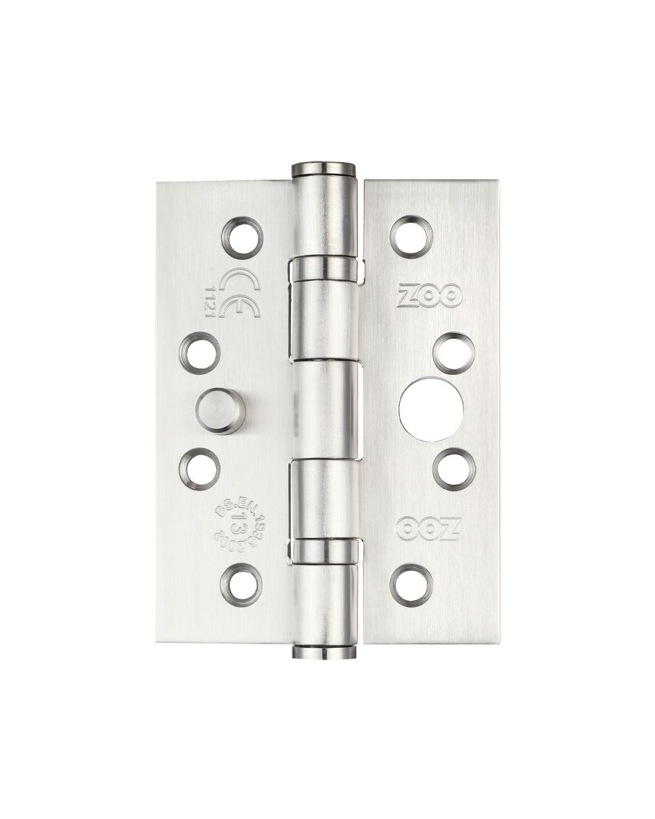 Stainless Steel Dog Bolt Door Hinge 4"x3"x3mm