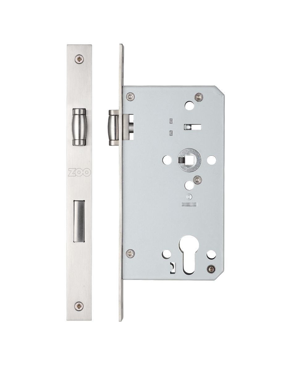 Roller din euro sashlock - 72mm c/c - backset 60mm