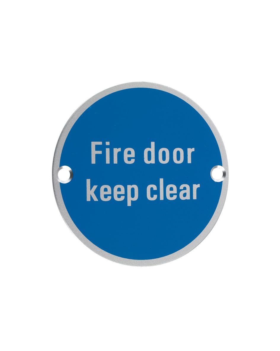Signage - Fire Door Keep Clear