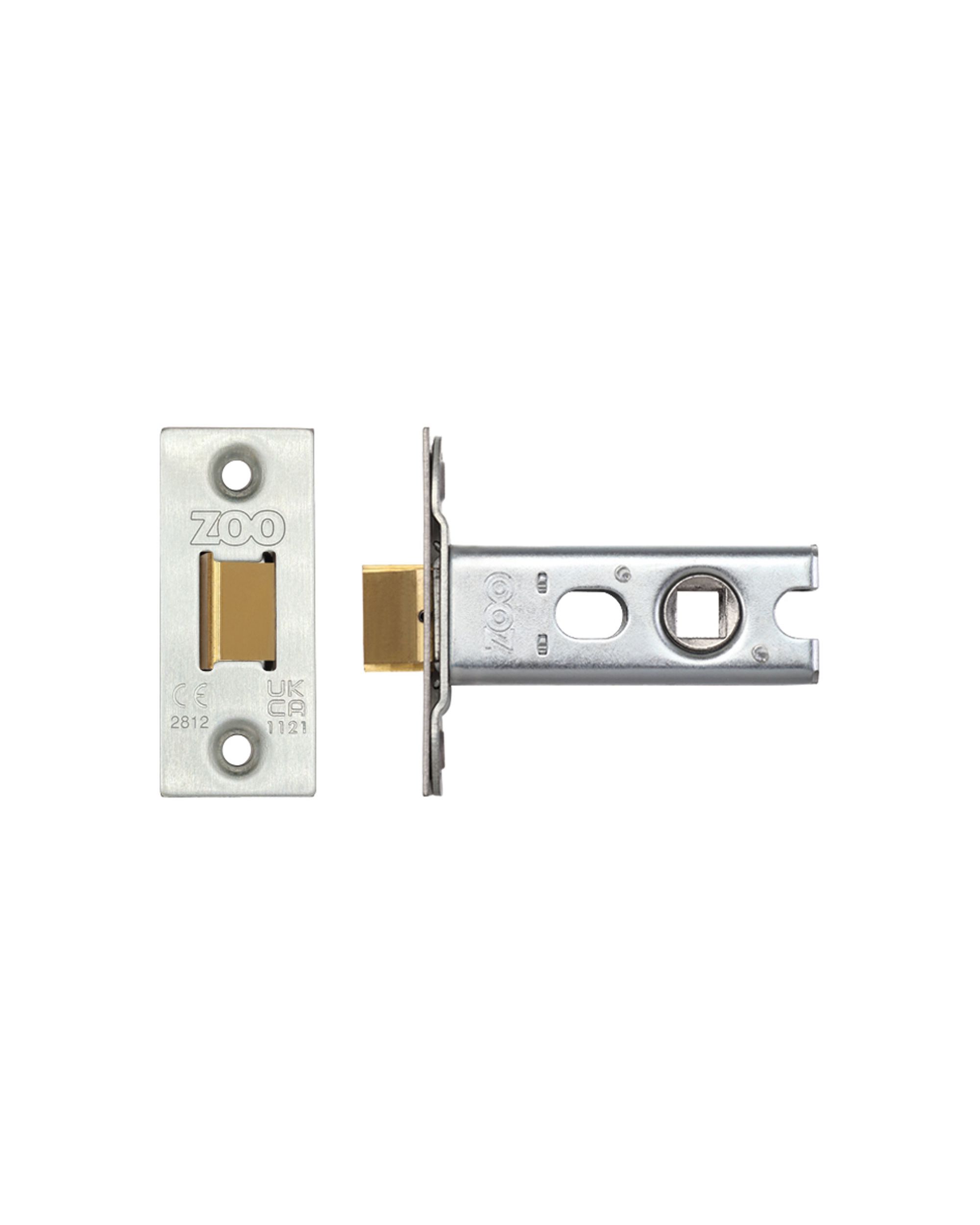 Tubular Latch (Knobs) - Architectural 45* Travel 64mm C/W SSS forends - 1 way action